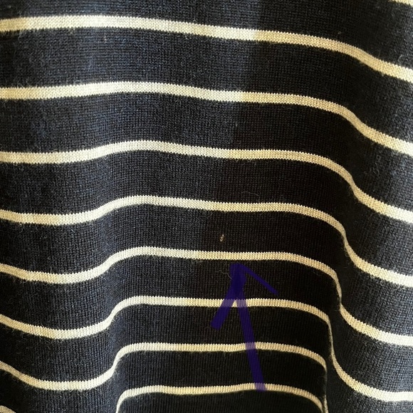 Club Monaco Striped Cropped Sweater - Picture 2 of 11